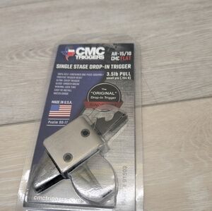 CMC Triggers  Drop In Single Stage Trigger - Flat - 3.5 lbs Pull Small Pin New